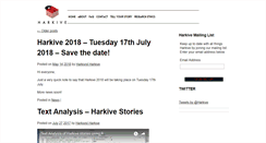 Desktop Screenshot of harkive.org