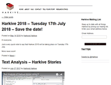 Tablet Screenshot of harkive.org